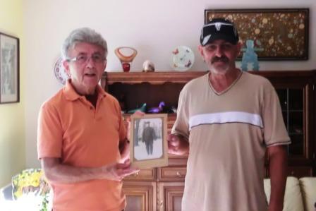 CIMG7870 Pieter Valkenburg and Paul Arsenault Great Nephew of P.R. Arsenault.JPG