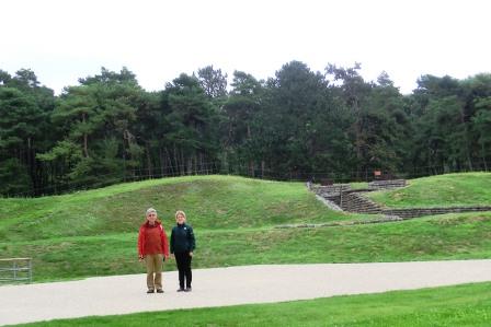 CIMG8287 Sep 5 2017 Pieter &amp; Johanne by observation post at Vimy Ridge