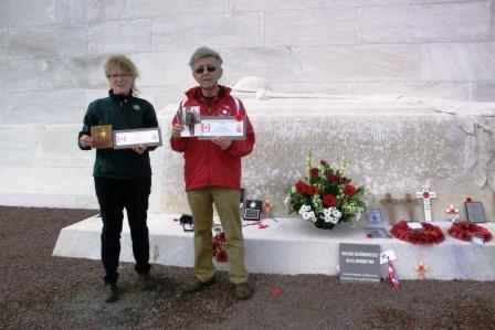 CIMG8301 Sep 5 2017 Sep 5 2017 Johanne Gagne with Wood and Pieter with Arsenault