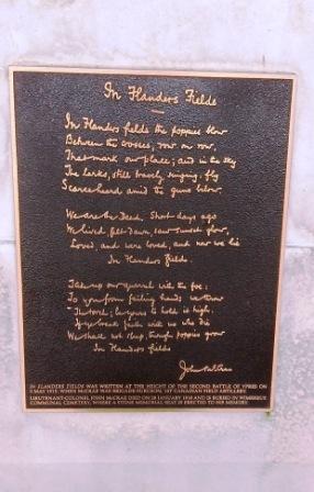 IMG_20170909_123455044 Sep 9 2017 John McCrae poem In Flanders Fields