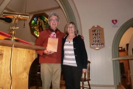 CIMG2767 Nov 2 2018 Pieter with Lorna Lord after the presentation