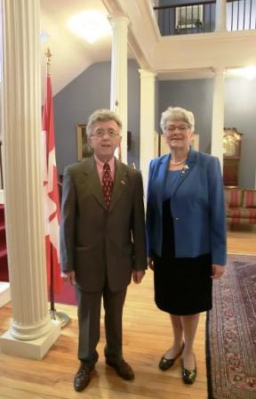 CIMG3172 Sep 16 2019 Liberation 75 Pieter with Lt Gov Perry