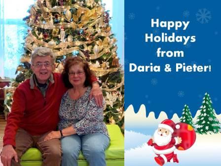 Happy Holidays from Daria and Pieter
