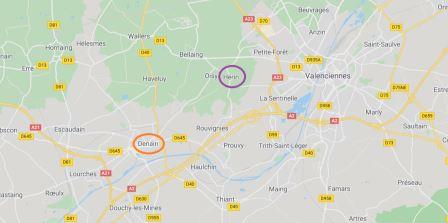 Google Maps Cambrai