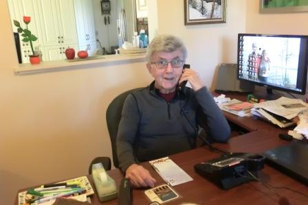 CIMG4888 Nov 10 2020 Pieter being interviewed by Radio Canada Acadie
