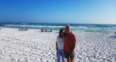 20180222_153507 Feb 22 2018 Daria &amp; Pieter on beach by Whales Tail