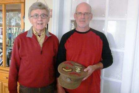 CIMG4767 Oct 25 2020 Pieter and Norman with cap and badges