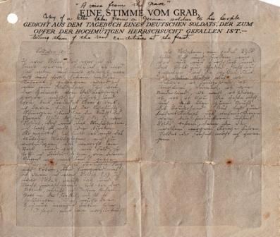 Davison German letter full view