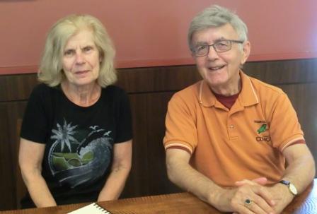 CIMG5262 Jul 12 2021 Pieter with Betty Lou Wood at Tim Hortons Ctown