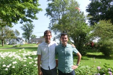 CIMG5278 Aug 10 2021 Felix and Scott Chez Shea Kinkora