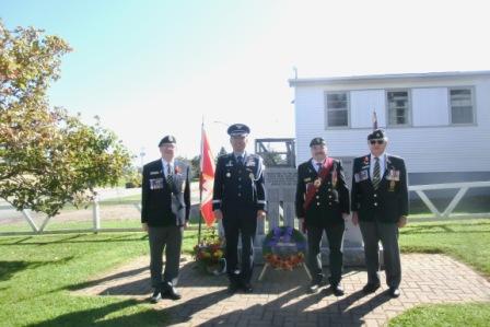 CIMG5327 Sep 21 2021 Duane Col Moon Mario John by Cenotaph Korean vets luncheon