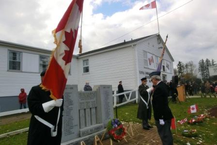 CIMG5392 Nov 11 2021 Pieter salutes Borden Carleton