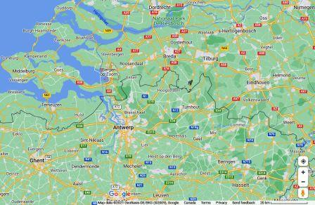 Map Bergen op Zoom · Netherlands