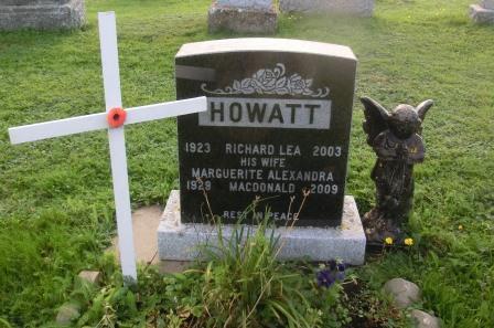 CIMG5353 Sep 30 2021 Grave of Richard Lea Howatt Tryon Peoples Cemetery