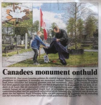 D C MacKenzie 2 Loppersum newspaper article