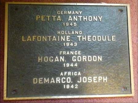 St. Rita Plaques - Petta death