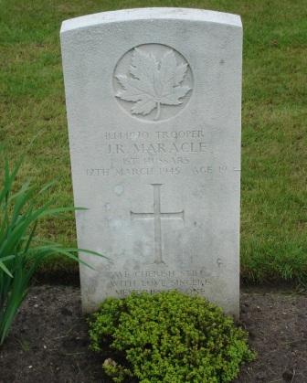 Maracle gravestone from Find A Grave