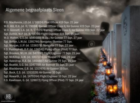 Dec 24 2022 fotos lichtjes oorlogsgraven 2022 Begraafplaats Sleen (Drenthe) Hans Buis