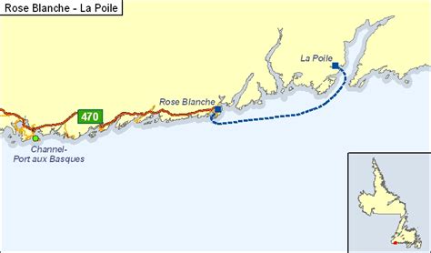 th-399703060 Map Rose Blanche to La Poile