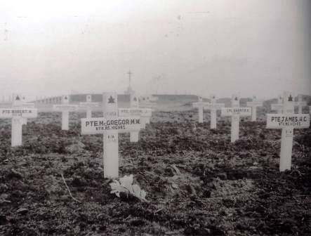 original mcgregor grave marker in Groesbeek