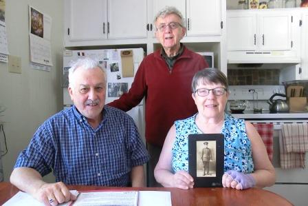 CIMG6236 May 16 2023 Pieter with Louis and Janet Arsenault