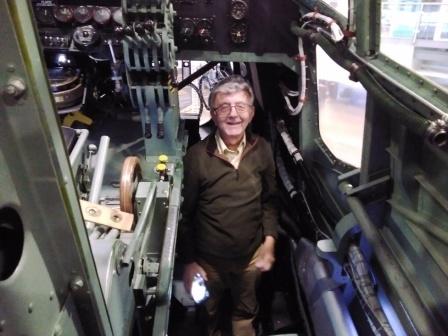 20230914_125156 Sep 14 2023 Pieter comes out of the bomb aimers position