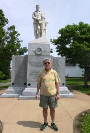 CIMG6423 Jul 8 2023 Pieter by Springhill monument