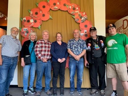 Crew at Holten welcome centre