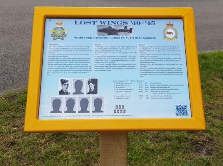 Memorial panel Halifax DT630