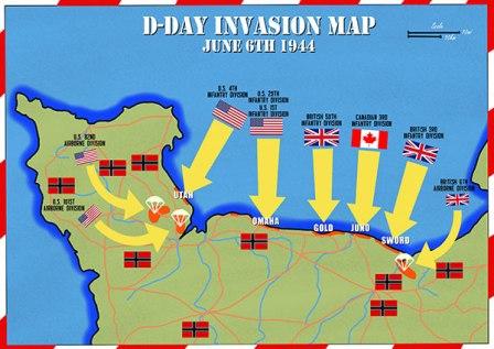 Dday Invasion-map