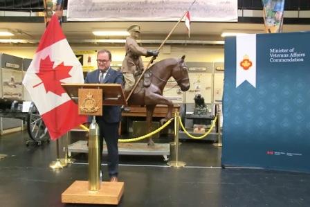 CIMG6936 Aug 19 2024 Paul Ledwell DepMin Dept VA Min of VA Commendation ceremony