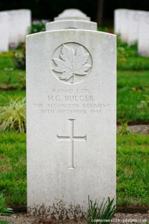 Grave of Harold Gabriel Bulger from CVWM