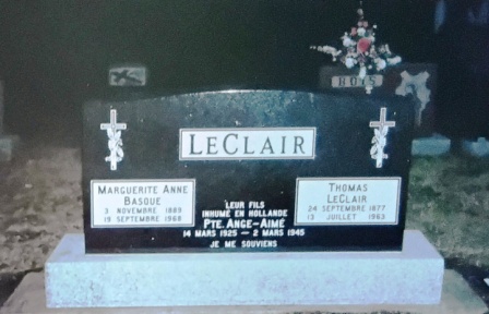 20240827_144026 Aug 27 2024 Le Clair gravestone in Dundee