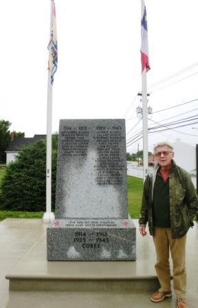 CIMG7024 Aug 28 2024 Pieter at Tracadie Monument
