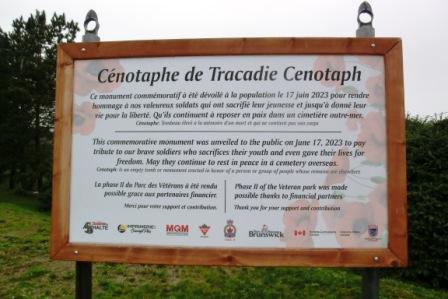 CIMG7027 Aug 28 2024 Info on Tracadie Monument