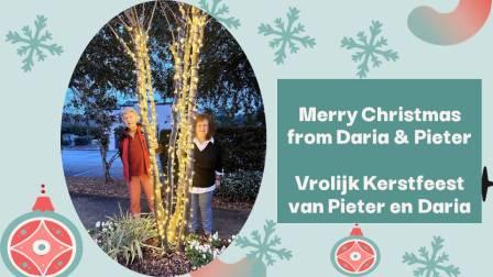 2024 Christmas photo Pieter and Daria
